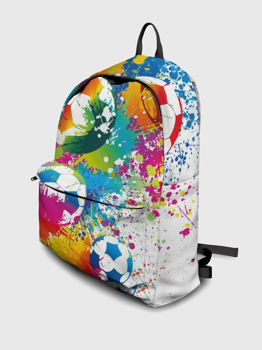 Рюкзак джинсовый / Футбольные мячи