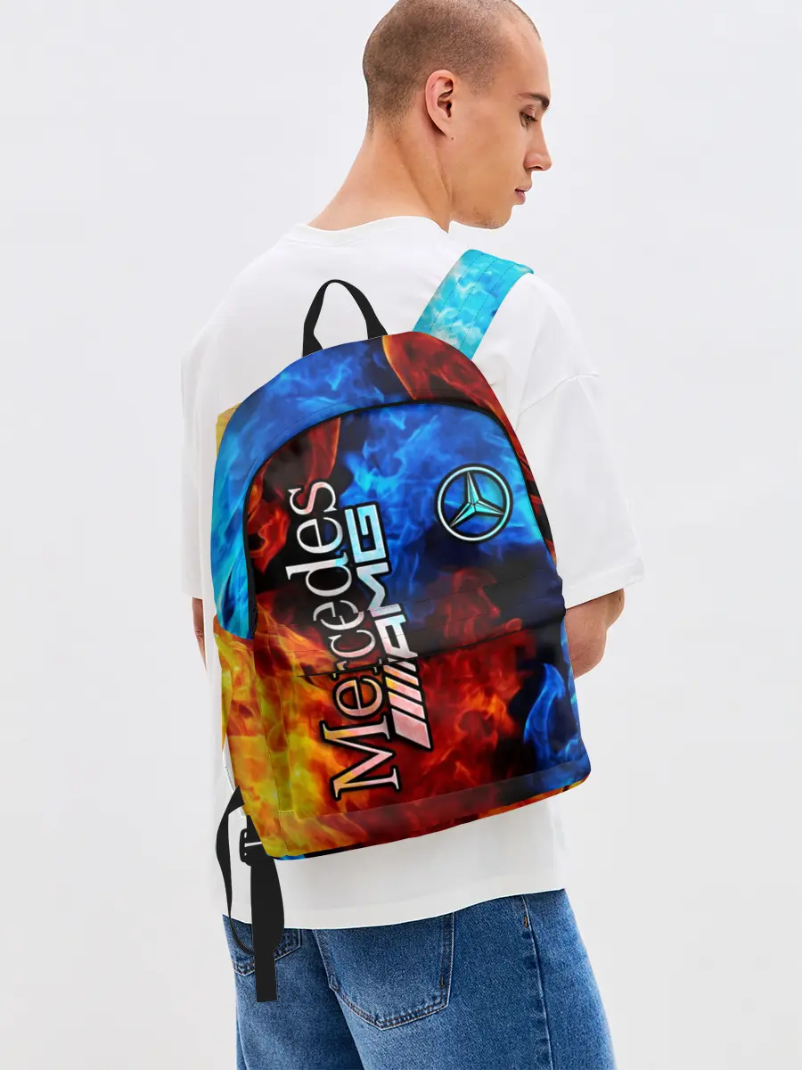 Рюкзак джинсовый / Mercedes