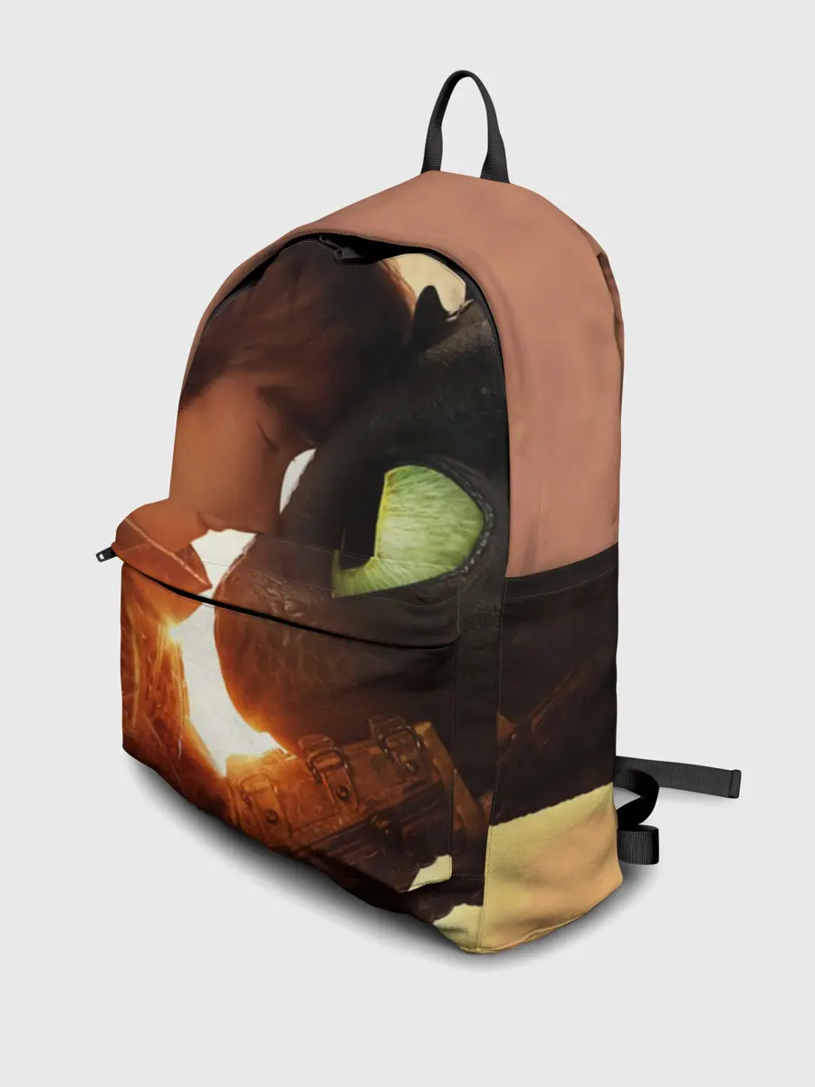 Рюкзак джинсовый / Как приручить дракона