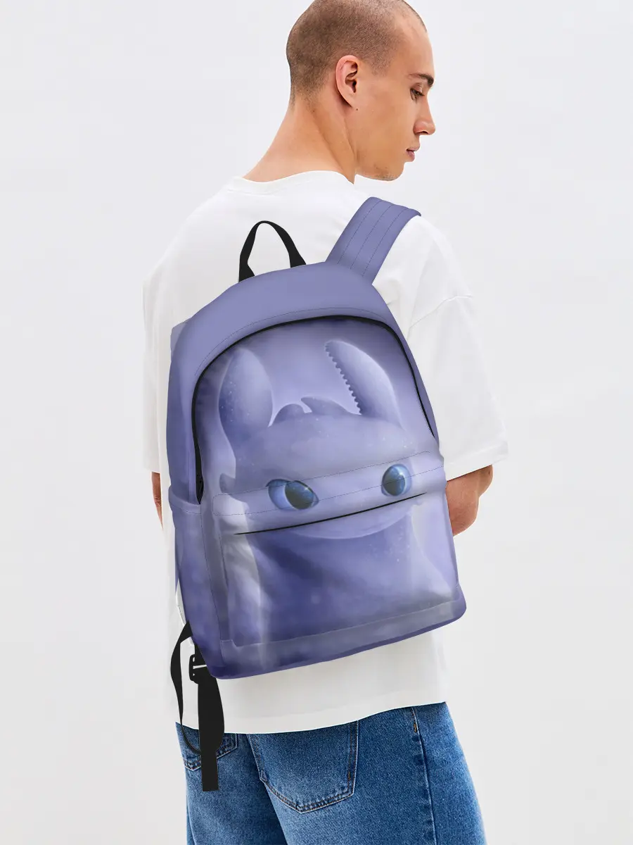 Рюкзак джинсовый / Как приручить дракона