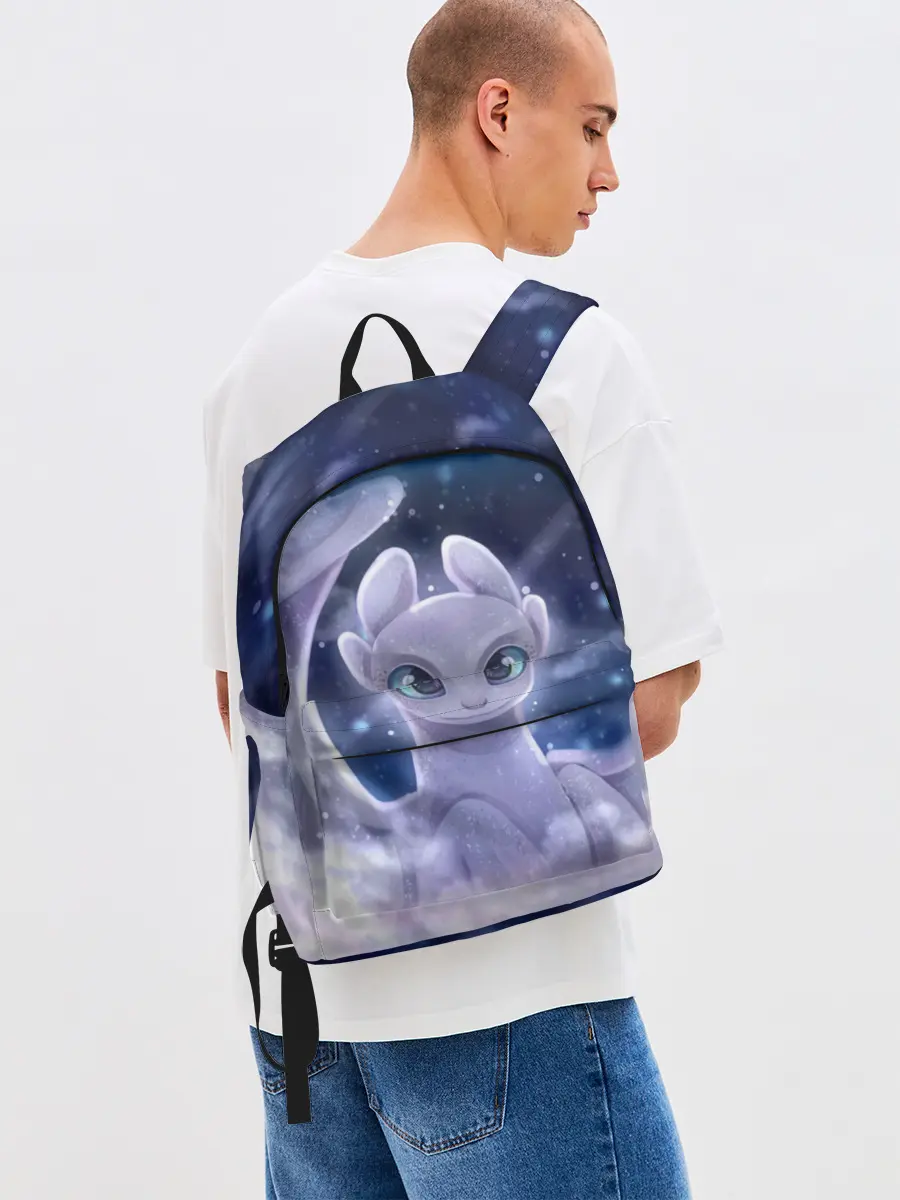 Рюкзак джинсовый / Как приручить дракона