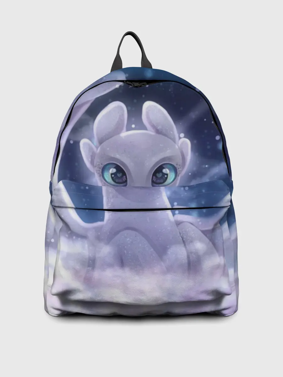 Рюкзак джинсовый / Как приручить дракона