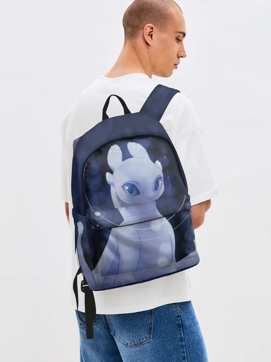 Рюкзак джинсовый / Как приручить дракона