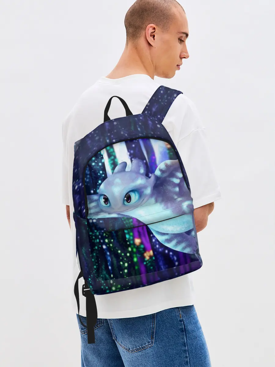 Рюкзак джинсовый / Как приручить дракона