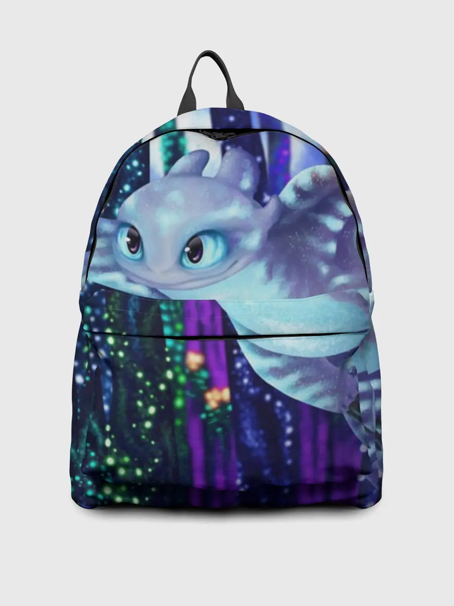 Рюкзак джинсовый / Как приручить дракона