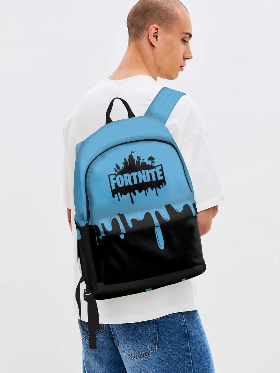 Рюкзак джинсовый / FORTNITE - Black&Blue