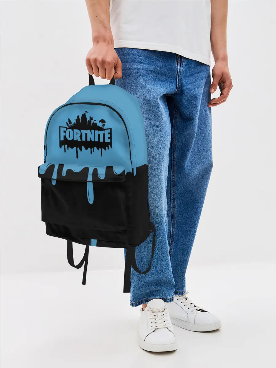 Рюкзак джинсовый / FORTNITE - Black&Blue