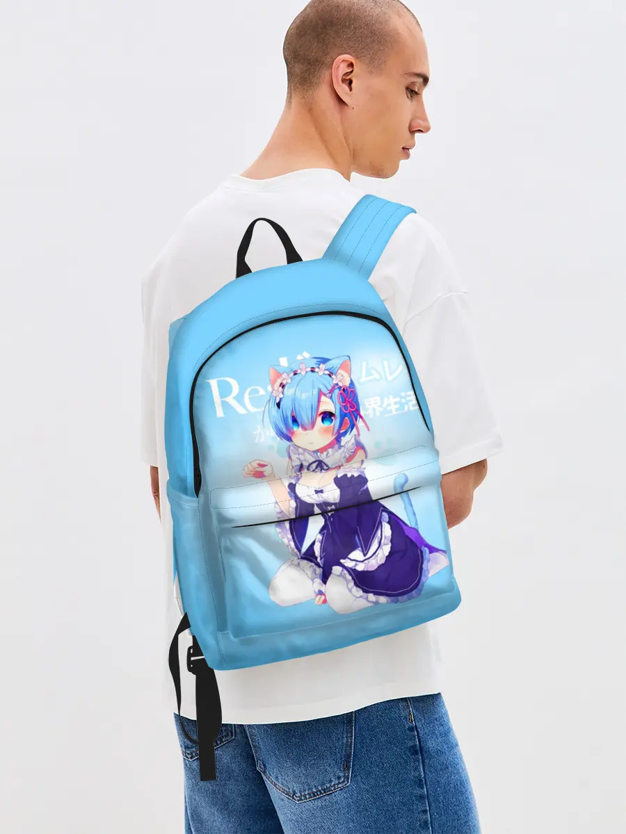 Рюкзак джинсовый / Re:Zero. Рем