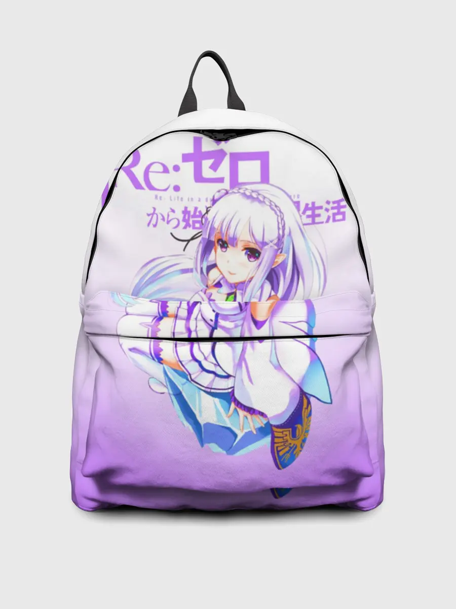 Рюкзак джинсовый / Re:Zero. Эмилия