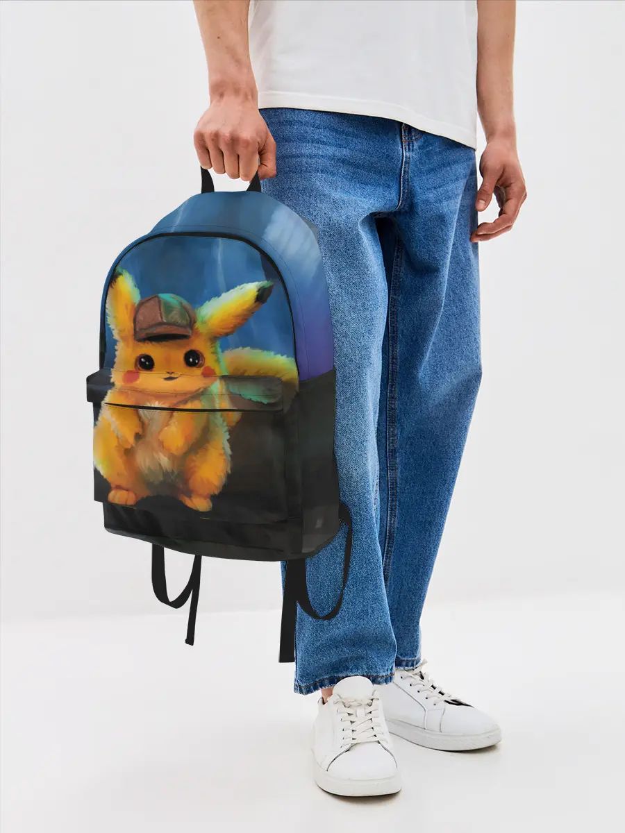 Рюкзак джинсовый / Detective Pikachu