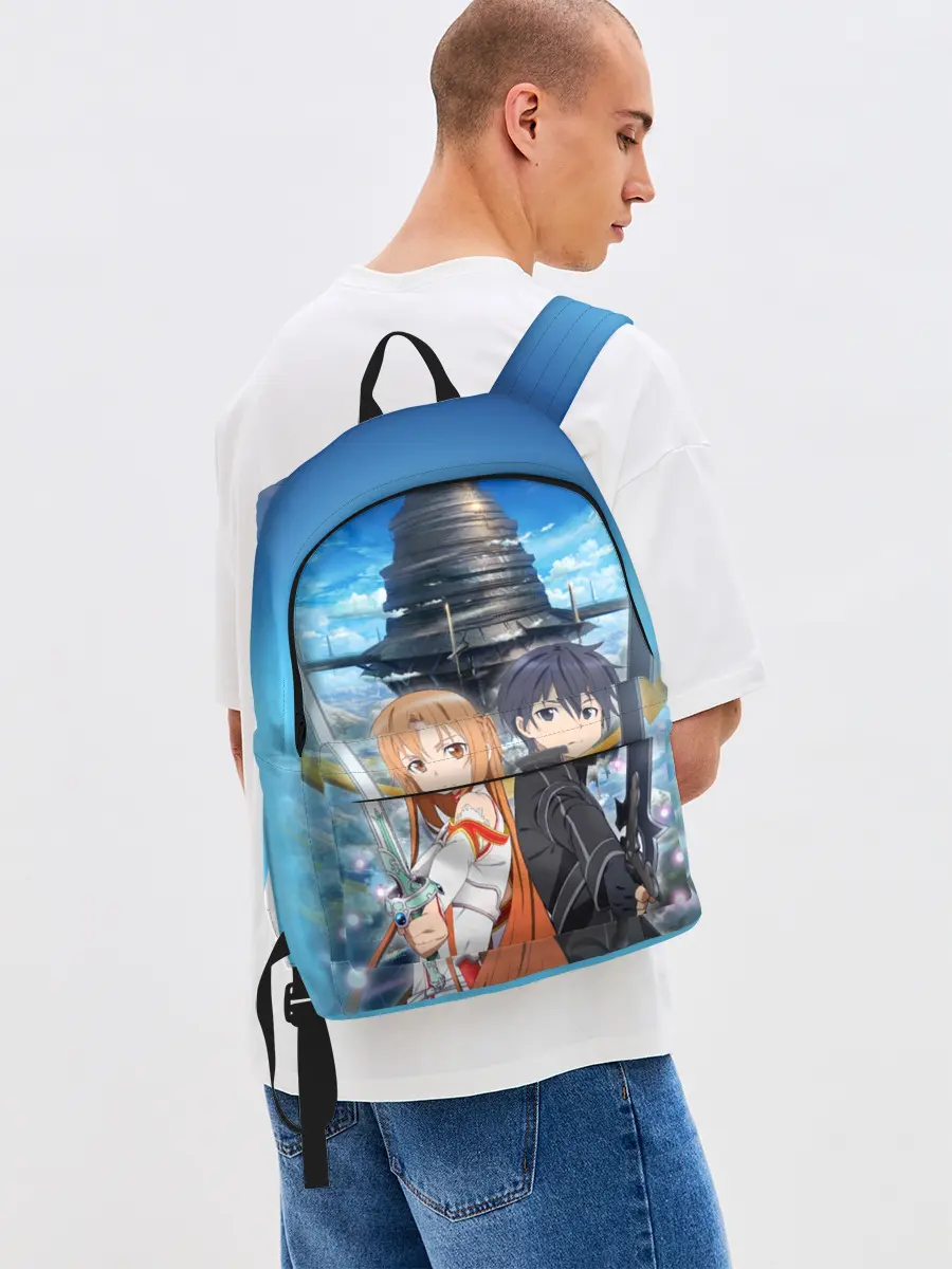 Рюкзак джинсовый / Мастера меча онлайн