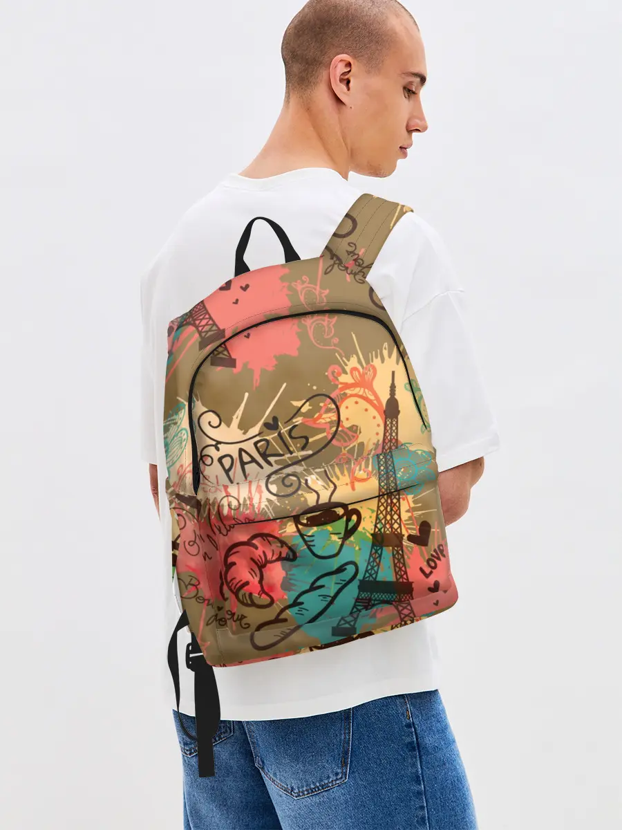 Рюкзак джинсовый / Париж