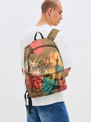 Рюкзак джинсовый / Париж