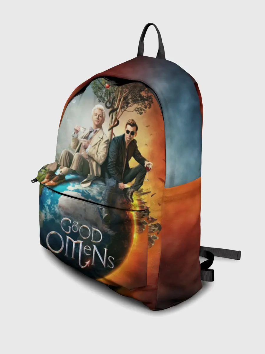 Рюкзак джинсовый / Благие знамения