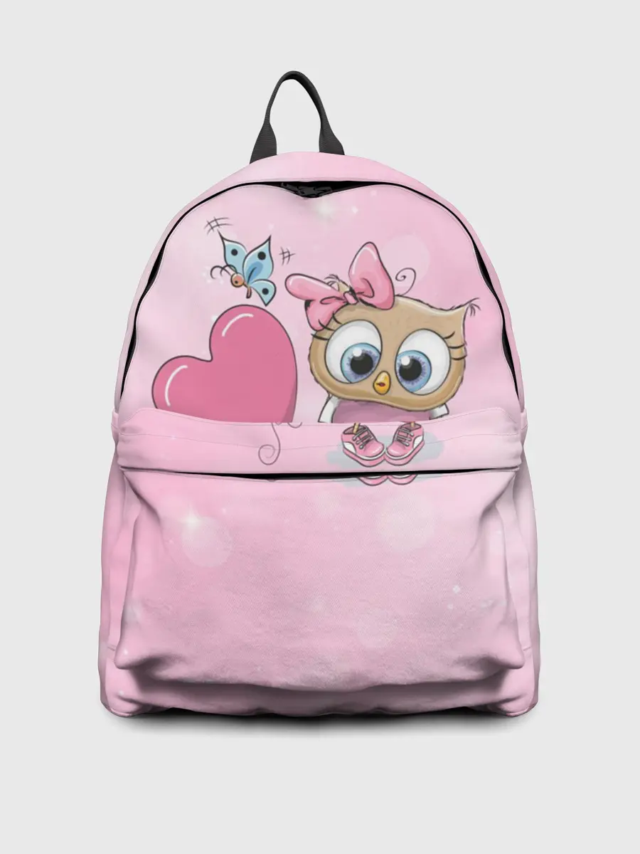 Рюкзак джинсовый / Совушка с шариком