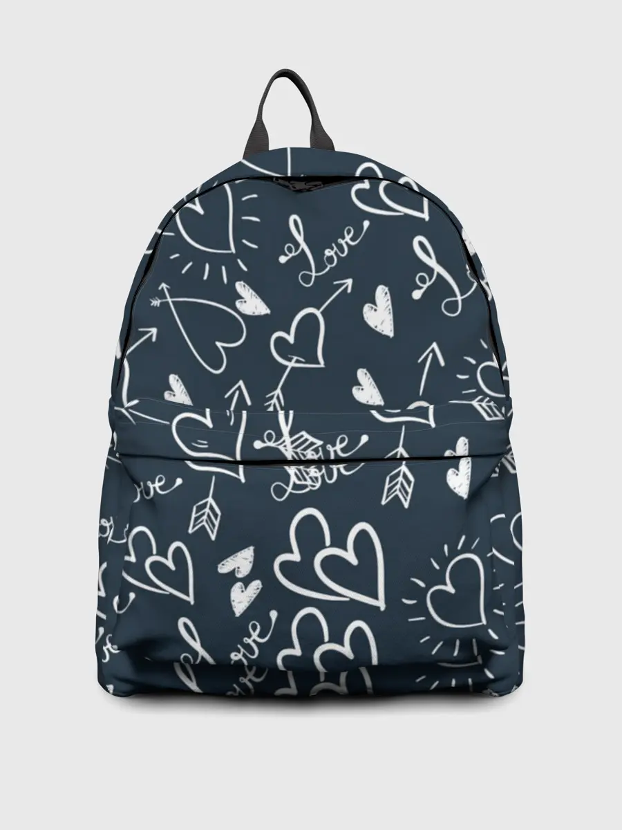Рюкзак джинсовый / Любовь