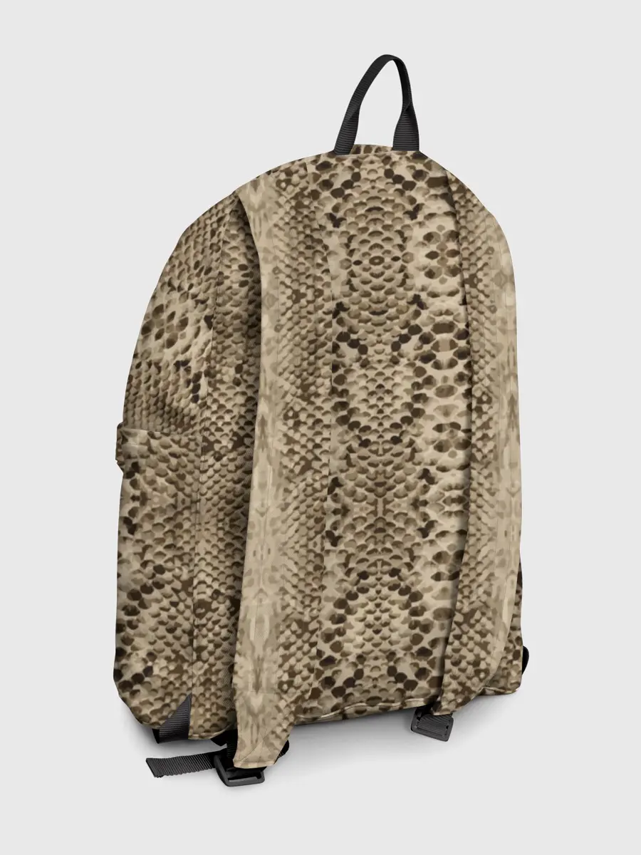 Рюкзак джинсовый / Кожа питона