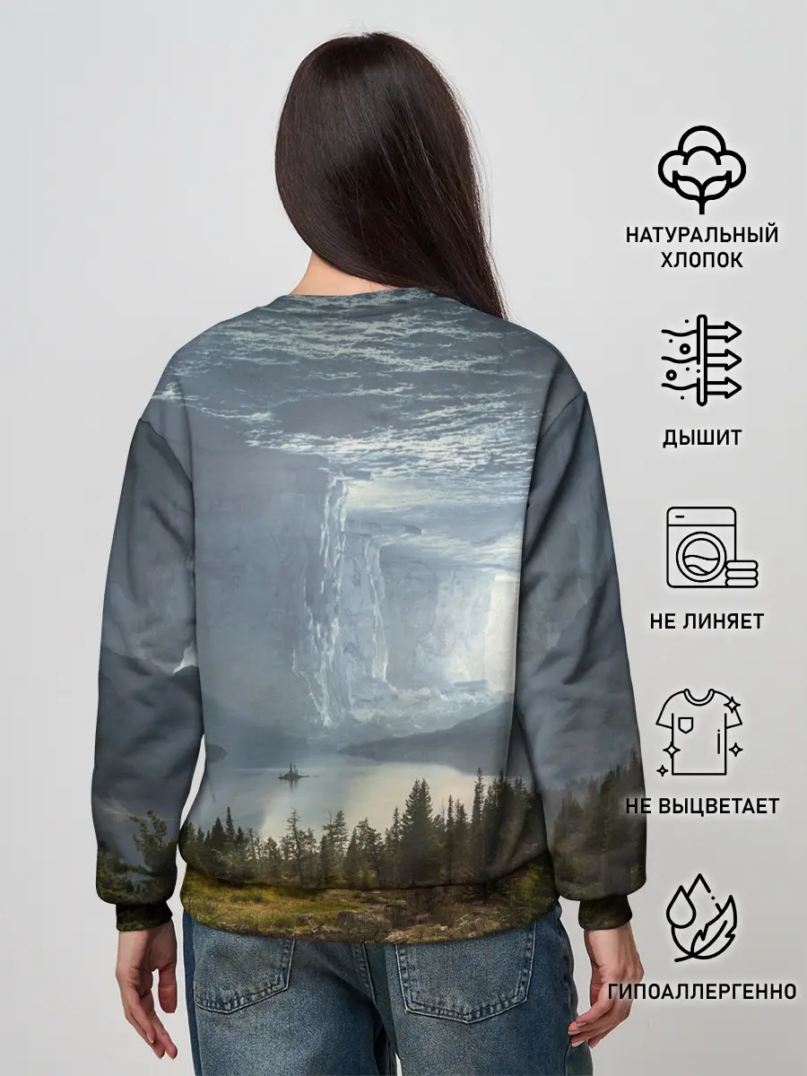 Женский свитшот / Фантастический пейзаж
