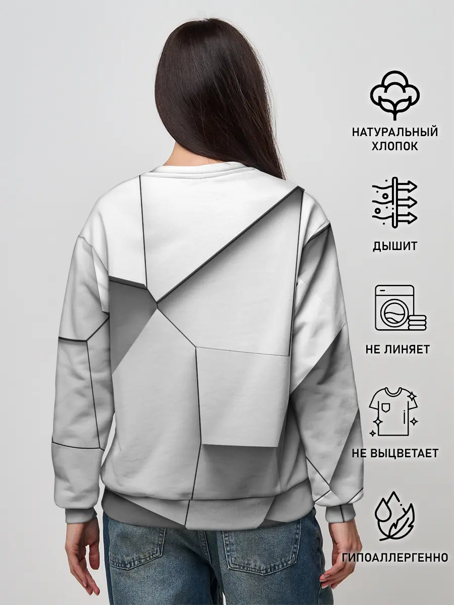 Женский свитшот / Слом плитки