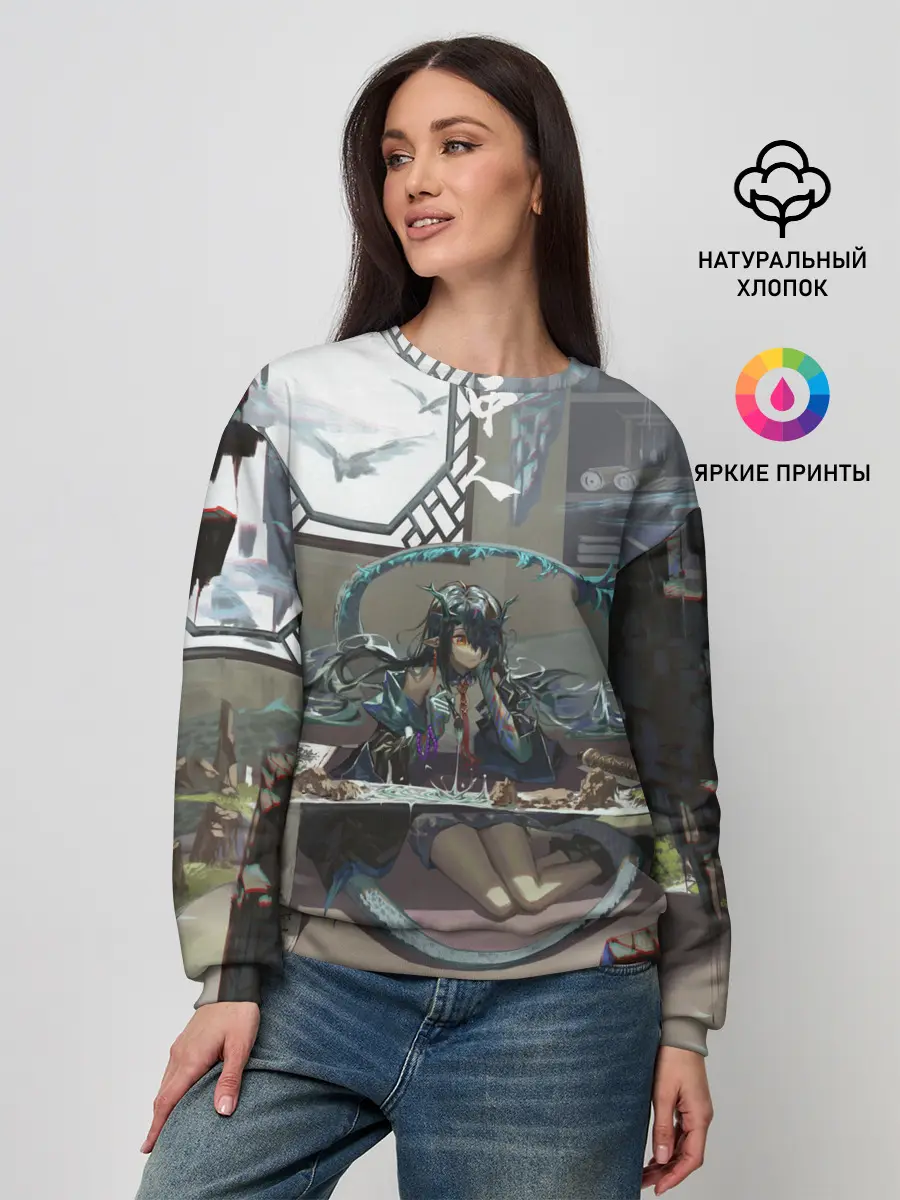 Женский свитшот / Arknights Clay