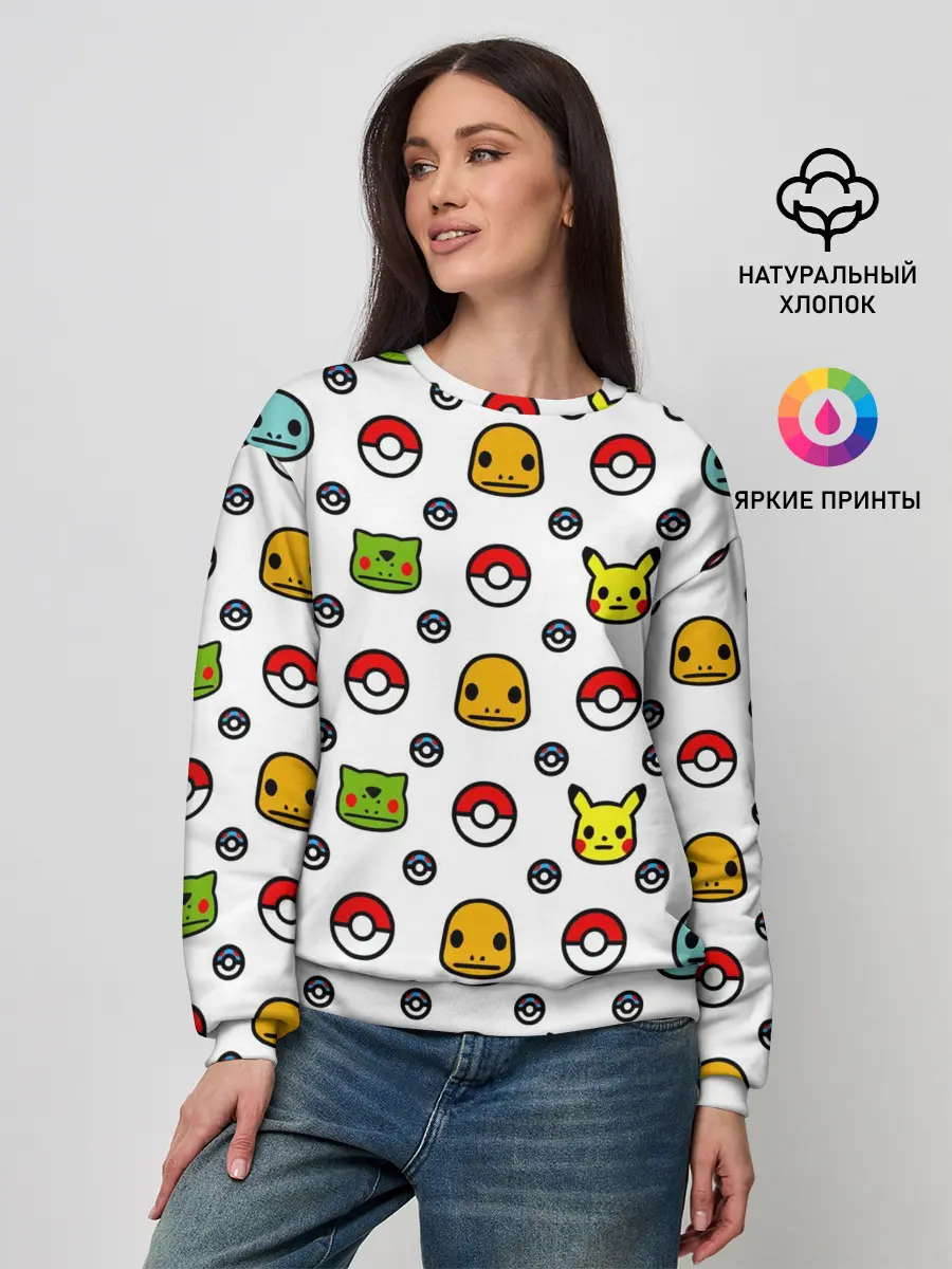 Женский свитшот / POKEMON / ПОКЕМОНЫ