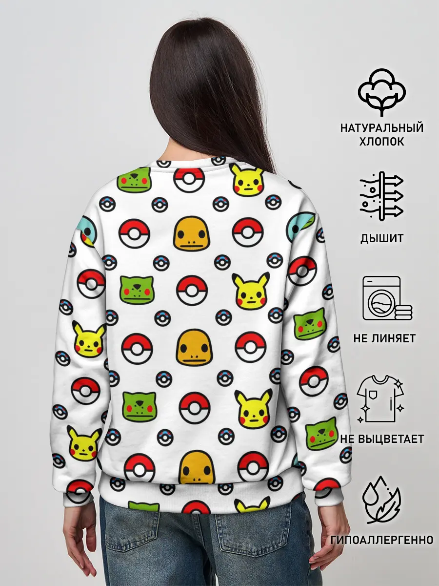 Женский свитшот / POKEMON / ПОКЕМОНЫ