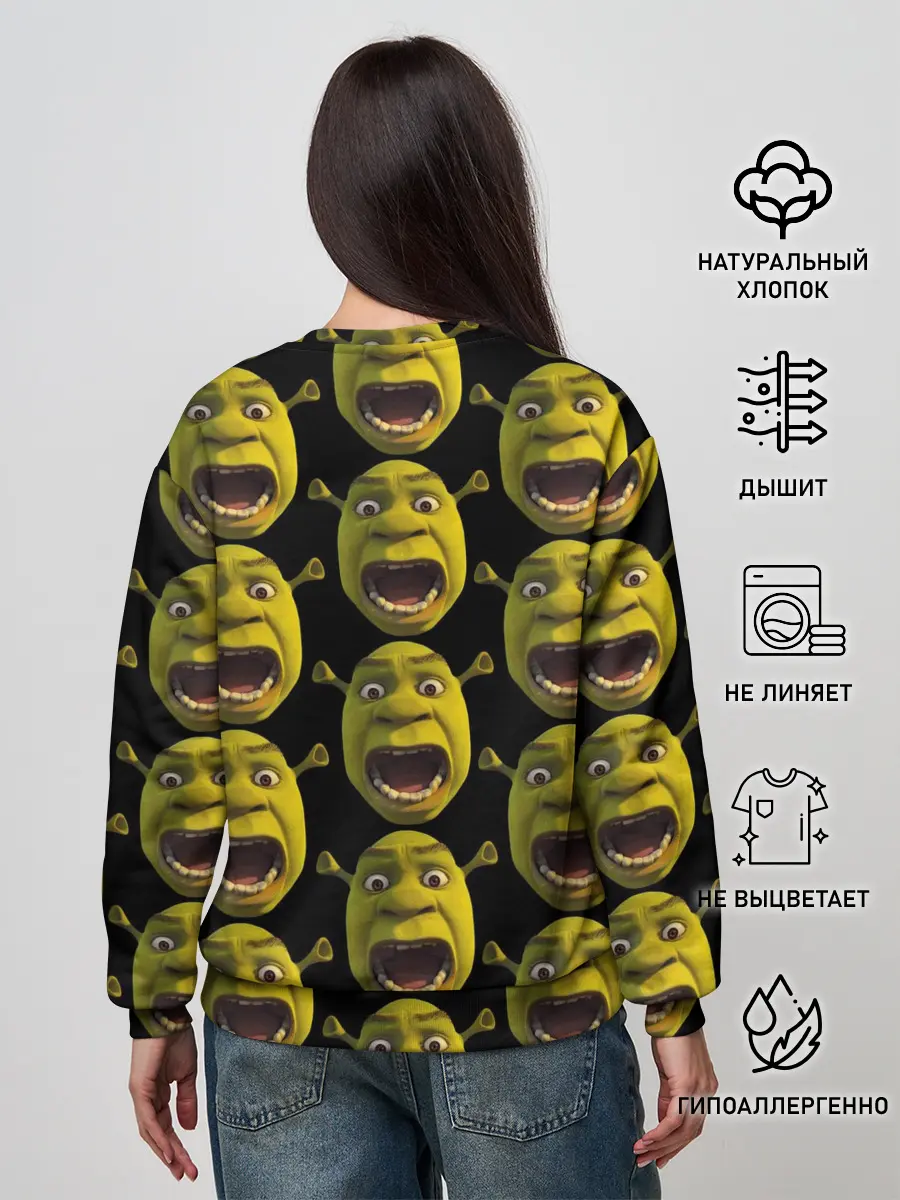 Женский свитшот / ШРЕК НАВСЕГДА