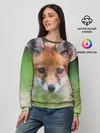 Женский свитшот / Лисенок в засаде