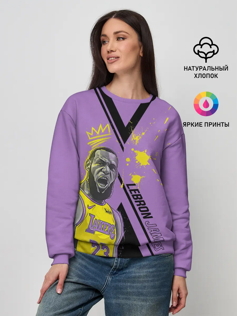 Женский свитшот / леброн джеймс