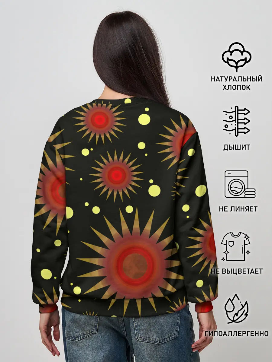 Женский свитшот / солнце | Sun