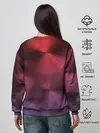 Женский свитшот / metal texture with circles