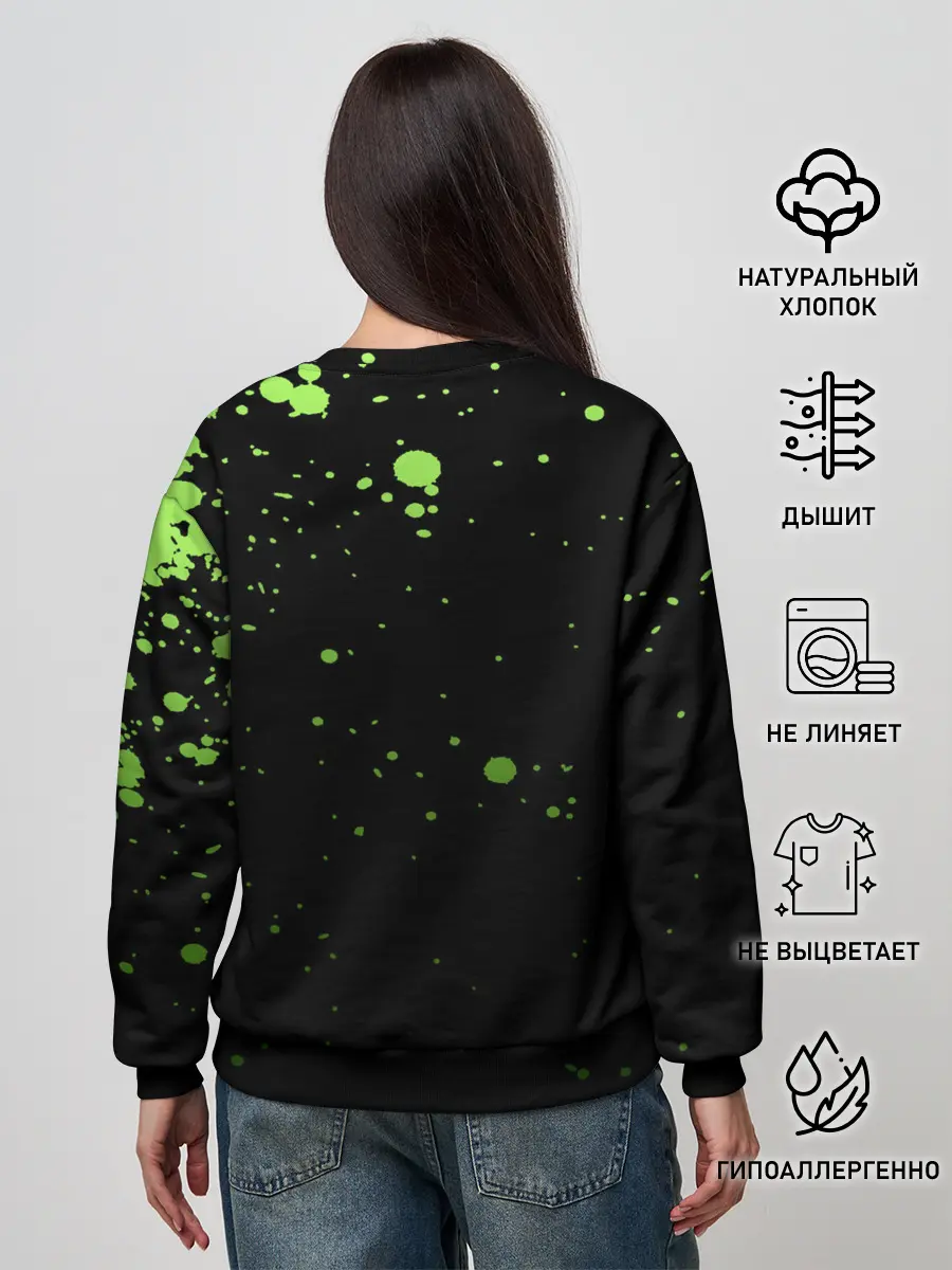 Женский свитшот / Танджиро и Незуко Kimetsu no Yaiba