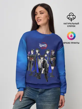 Женский свитшот / Клинок, рассекающий демонов ПЕРСОНАЖИ