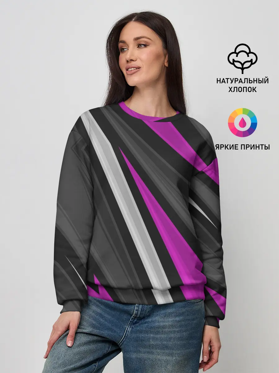 Женский свитшот / Спортивные линии