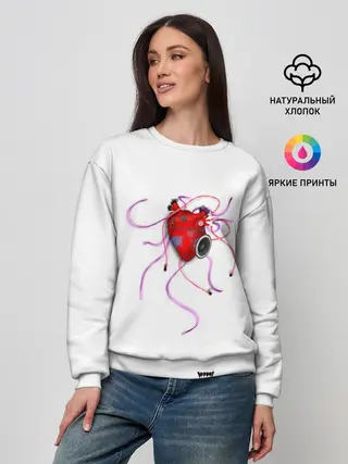 Женский свитшот / Yami: listen to my heart 3D