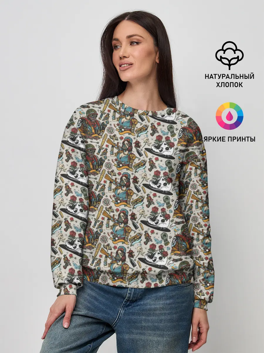 Женский свитшот / апокалипсис / конец света