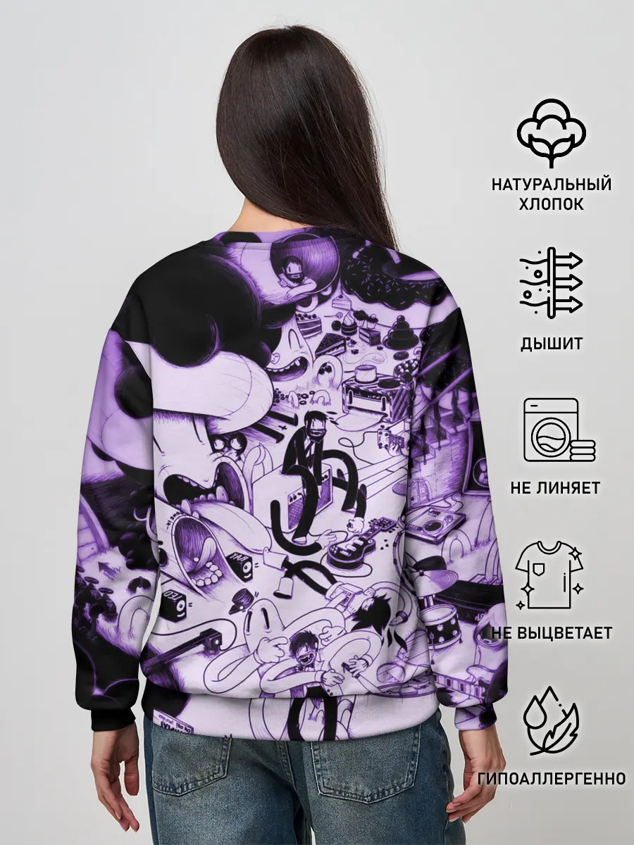 Женский свитшот / HARD MULT | Мульт