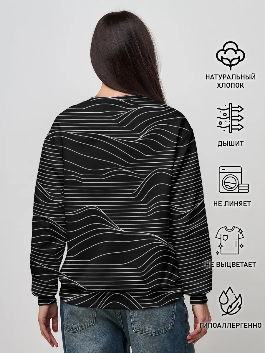 Женский свитшот / ЛИНИИ И НИЧЕГО БОЛЬШЕ