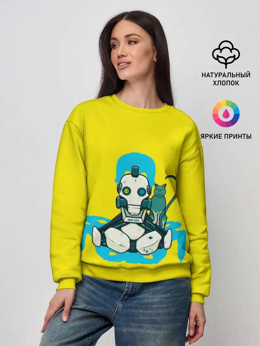 Женский свитшот / Любовь, смерть и роботы