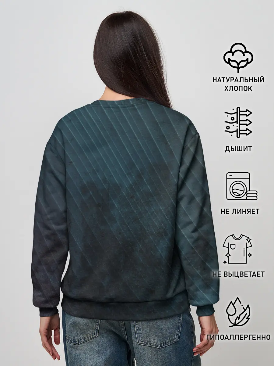 Женский свитшот / Dark Texture