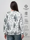 Женский свитшот / Морской узор Nautical Pattern