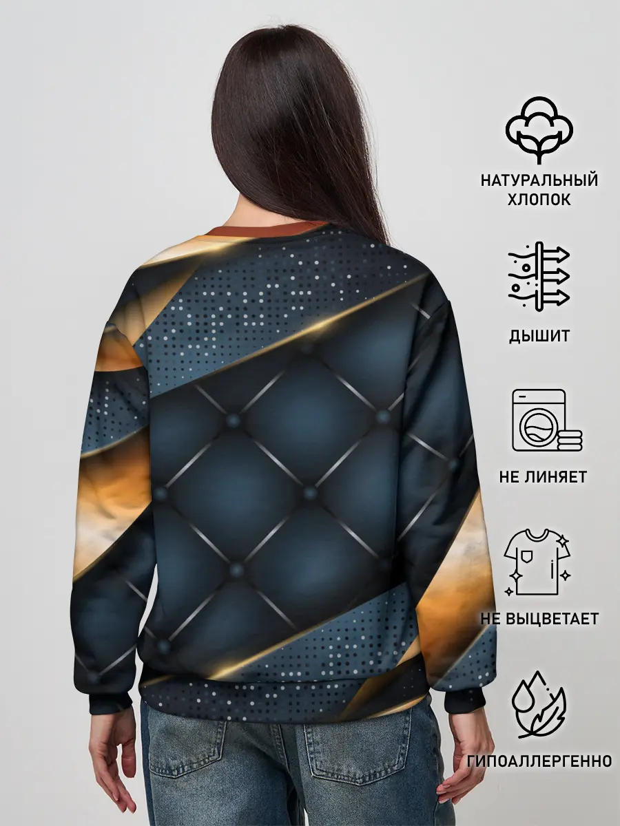 Женский свитшот / 3D VIP GOLD CORNERS