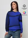 Женский свитшот / 3D BLUE Вечерний синий цвет
