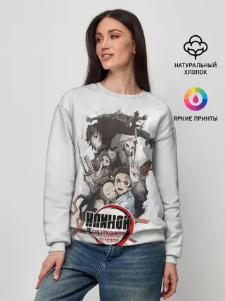 Женский свитшот / Клинок, рассекающий демонов персонажи