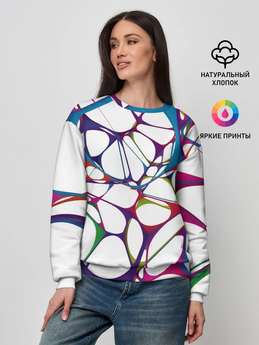 Женский свитшот / Нейроны