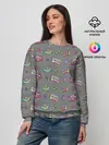 Женский свитшот / Касеты и ноты