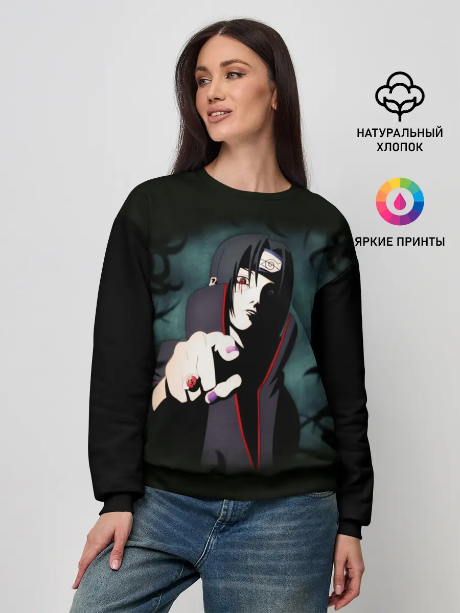 Женский свитшот / Итачи Аниме | Anime Itachi