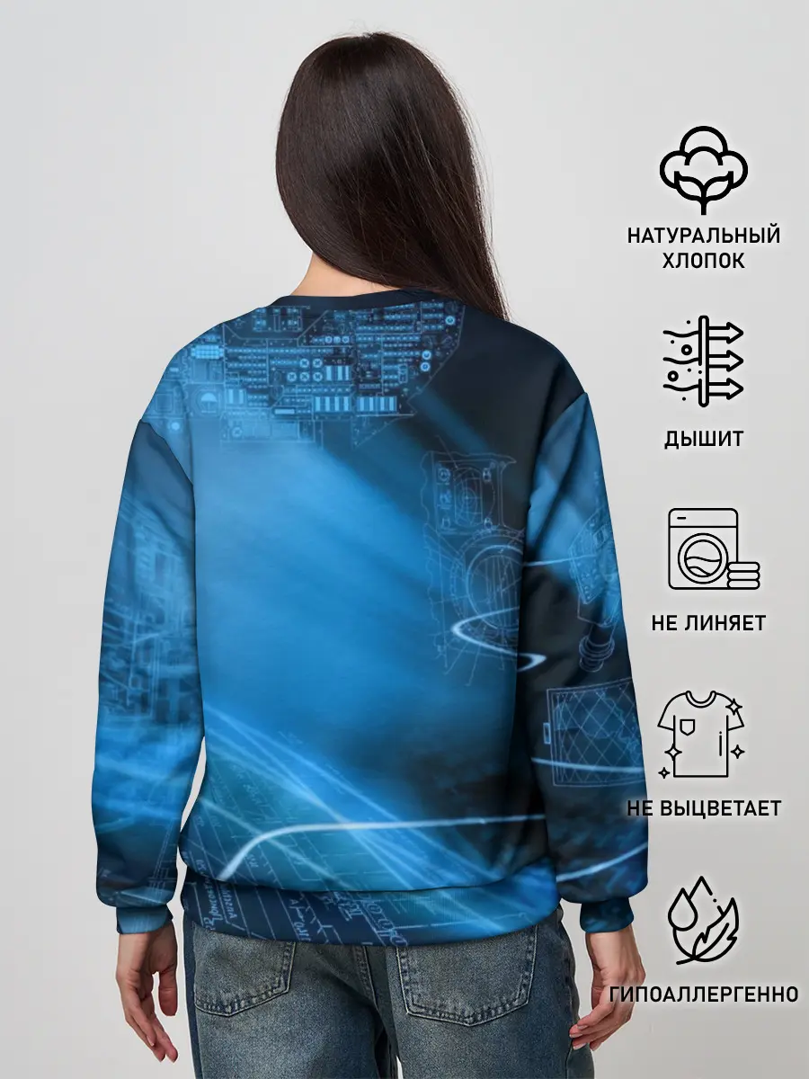 Женский свитшот / Чертеж