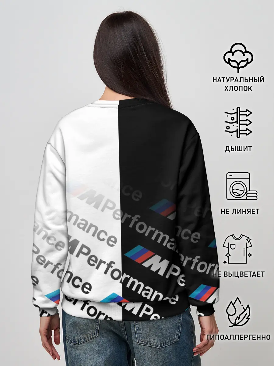 Женский свитшот / BMW / M PERFORMANCE ГРАДИЕНТ