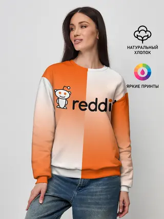 Женский свитшот / REDDIT / РЕДДИТ / ГРАДИЕНТ